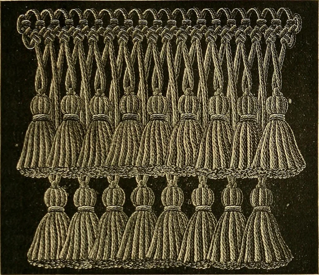 An illustration from Encyclopedia of needlework, 1890, leaf 254