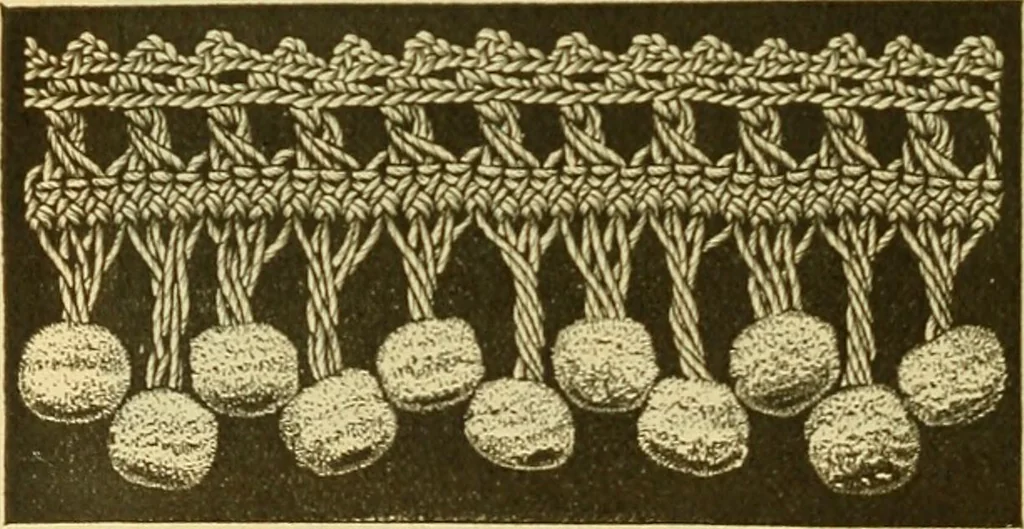 An illustration from Encyclopedia of needlework, 1890, leaf 255