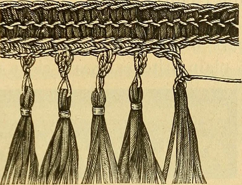 An illustration from Encyclopedia of needlework, 1890, leaf 256