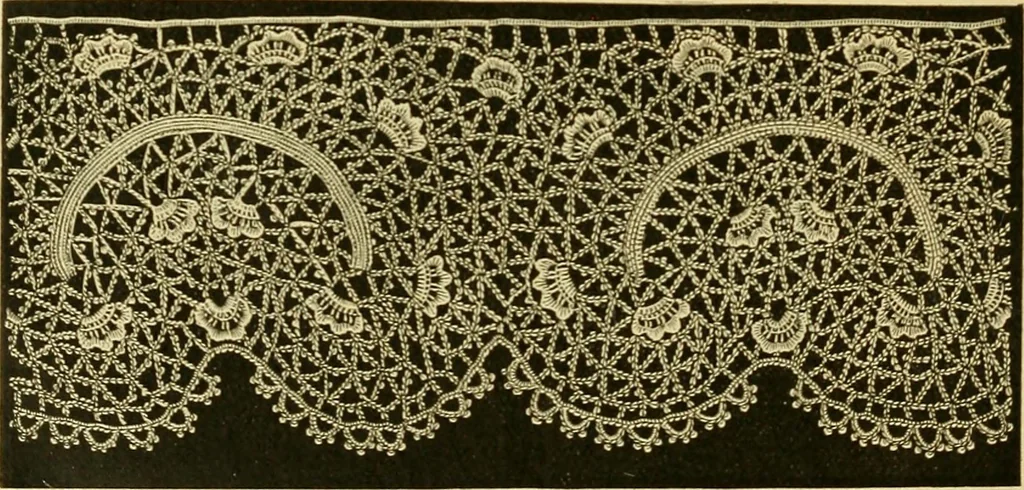 An illustration from Encyclopedia of needlework, 1890, leaf 265