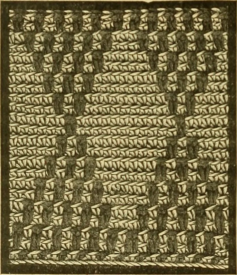 An illustration from Encyclopedia of needlework, 1890, leaf 291