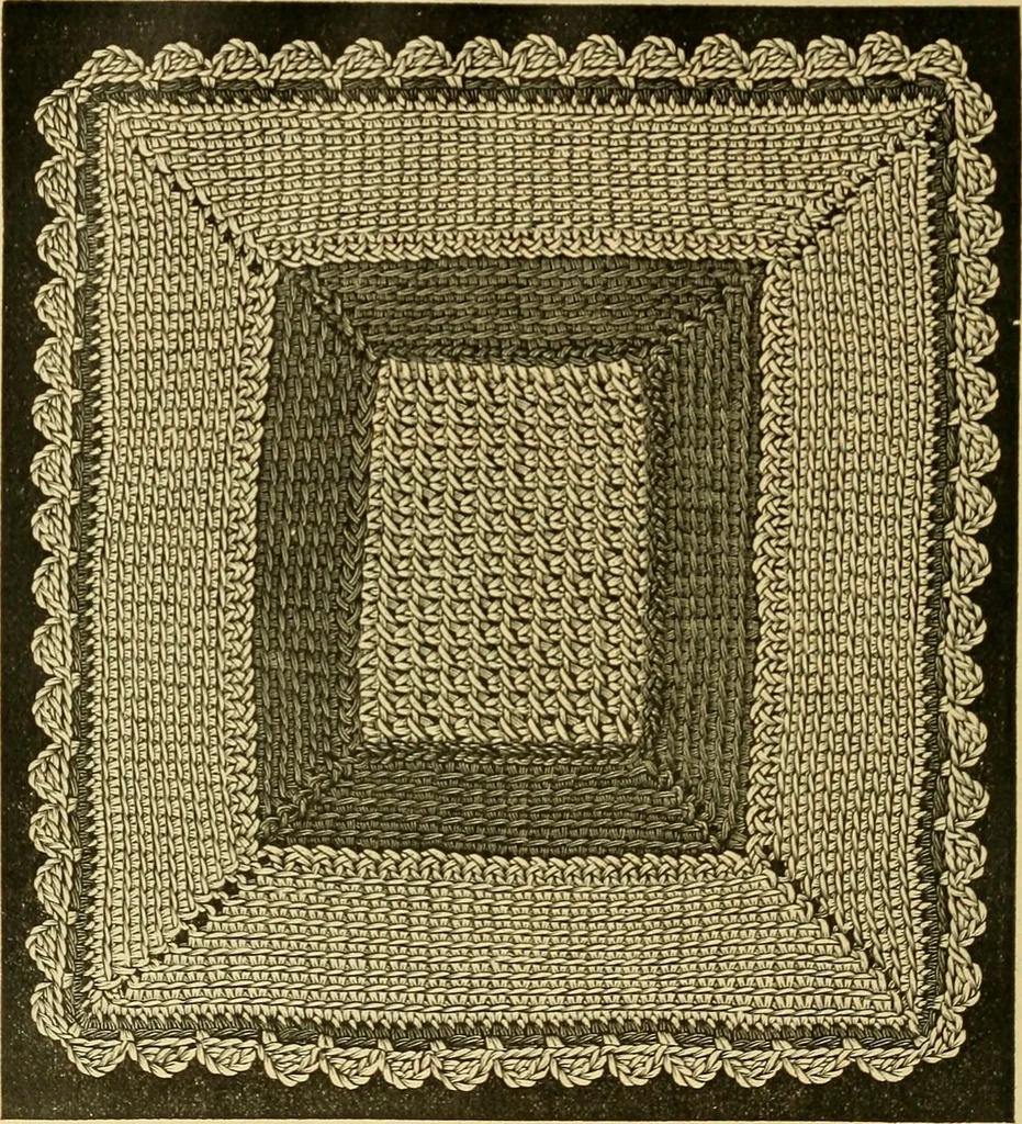 An illustration from Encyclopedia of needlework, 1890, leaf 293