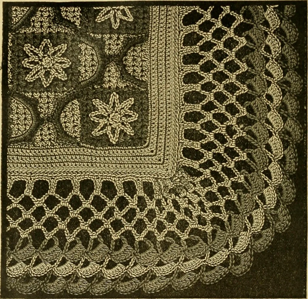 An illustration from Encyclopedia of needlework, 1890, leaf 297