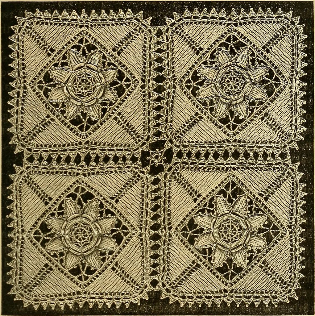 An illustration from Encyclopedia of needlework, 1890, leaf 304