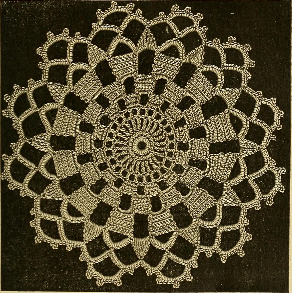 An illustration from Encyclopedia of needlework, 1890, leaf 310