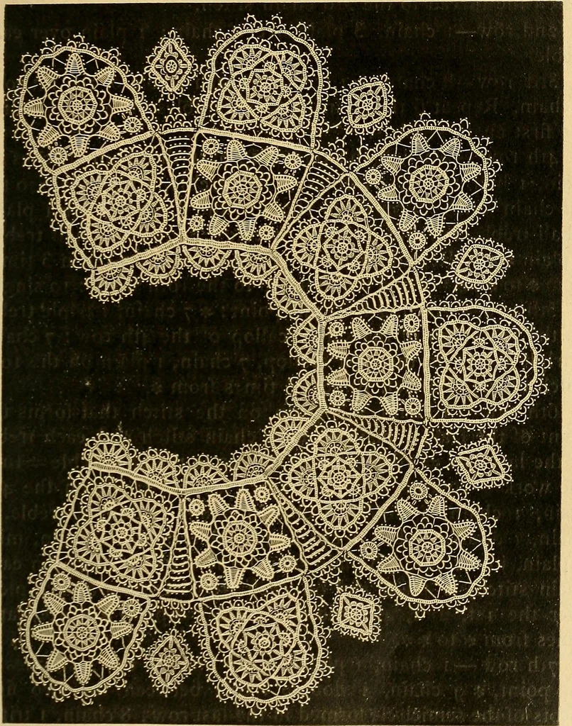 An illustration from Encyclopedia of needlework, 1890, leaf 312
