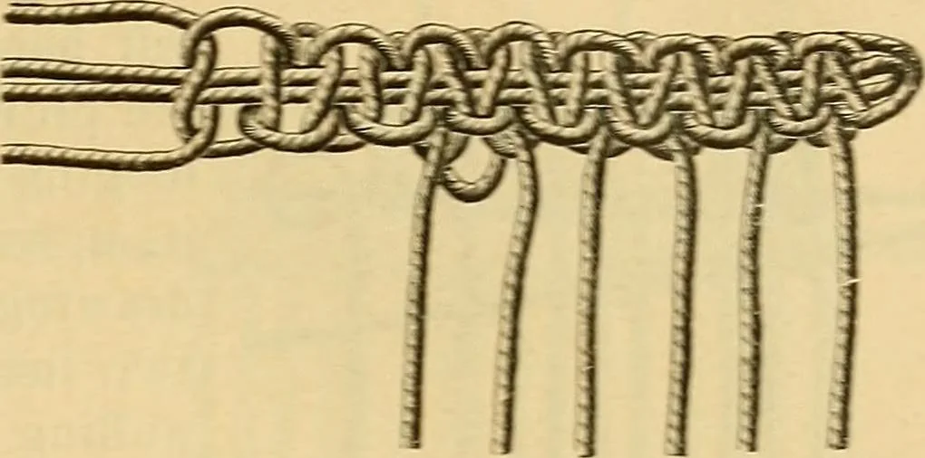 An illustration from Encyclopedia of needlework, 1890, leaf 354