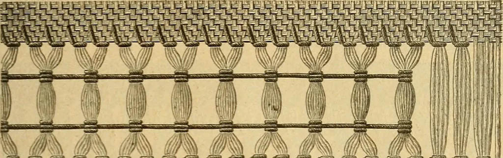 An illustration from Encyclopedia of needlework, 1890, leaf 36