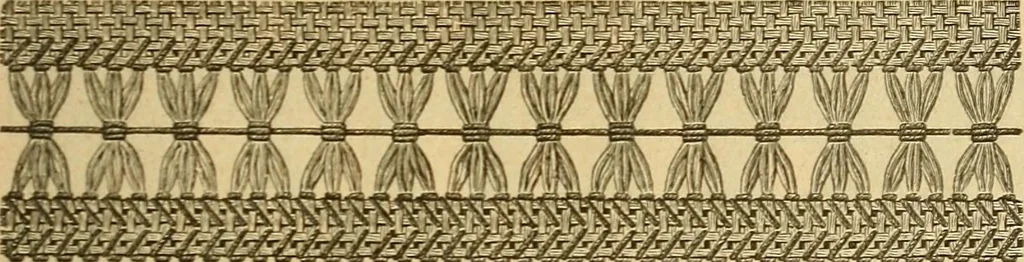 An illustration from Encyclopedia of needlework, 1890, leaf 36
