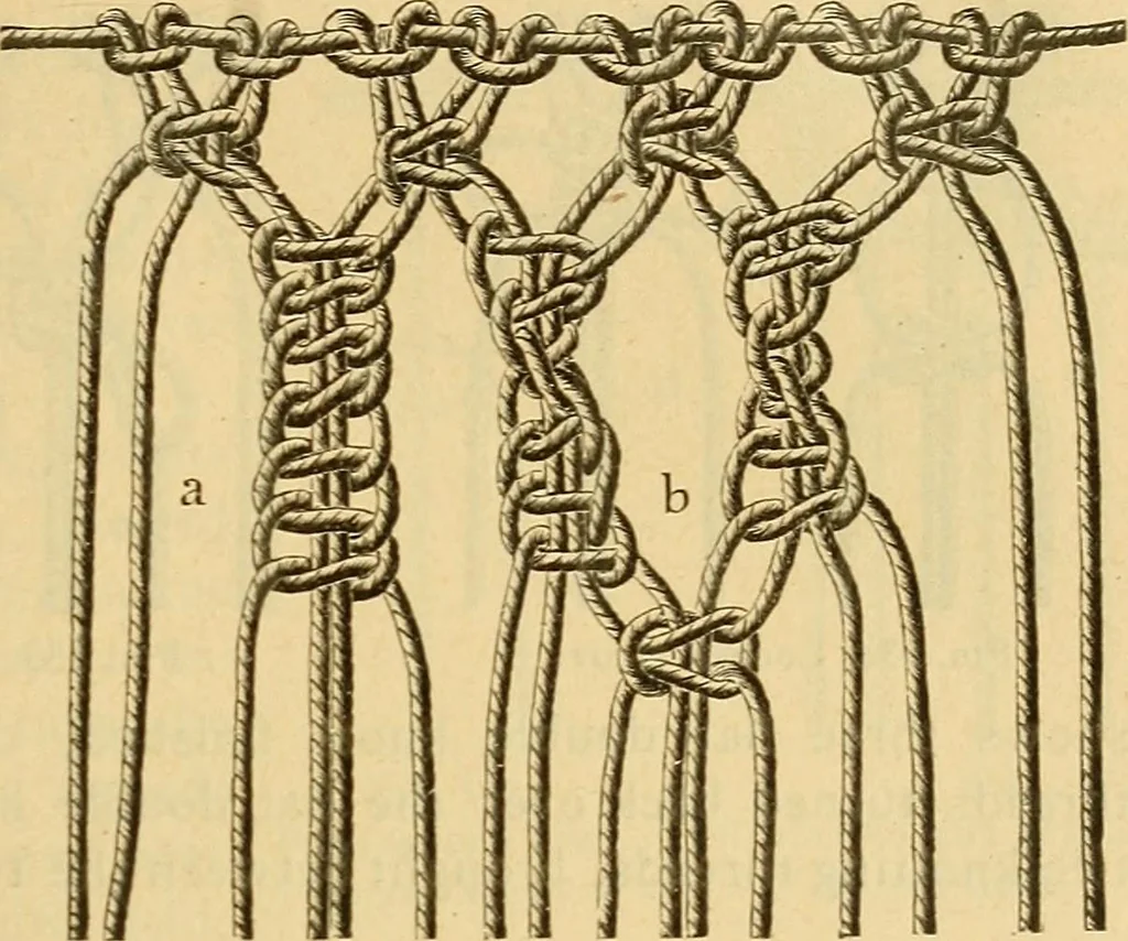An illustration from Encyclopedia of needlework, 1890, leaf 360