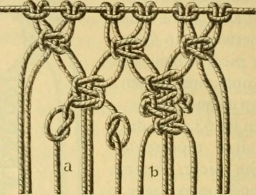 An illustration from Encyclopedia of needlework, 1890, leaf 361