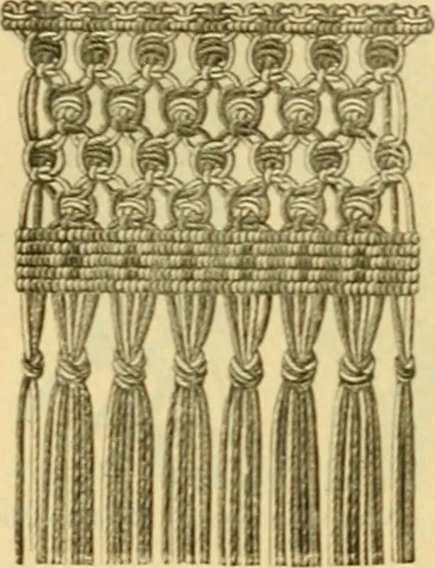 An illustration from Encyclopedia of needlework, 1890, leaf 371
