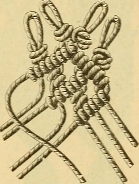 An illustration from Encyclopedia of needlework, 1890, leaf 372