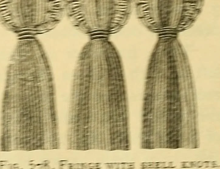 An illustration from Encyclopedia of needlework, 1890, leaf 377