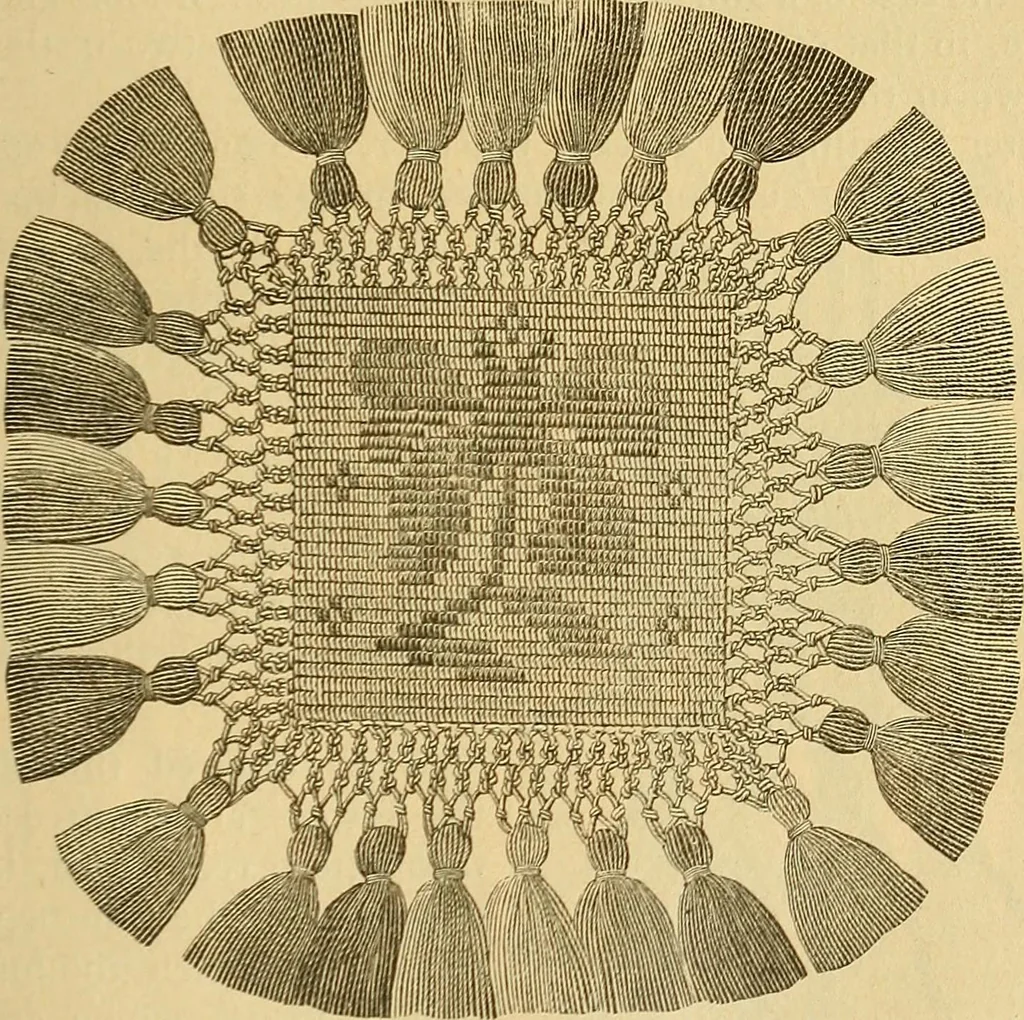 An illustration from Encyclopedia of needlework, 1890, leaf 388