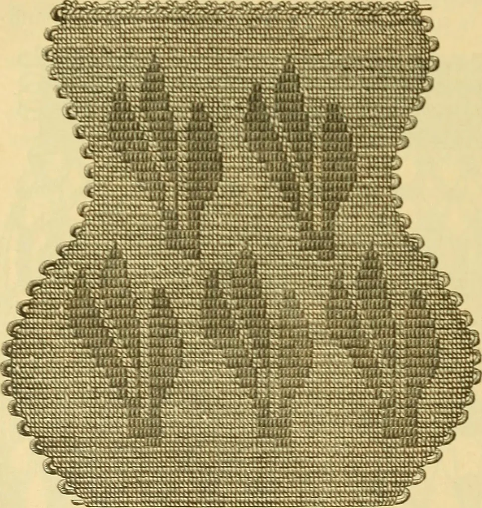 An illustration from Encyclopedia of needlework, 1890, leaf 391