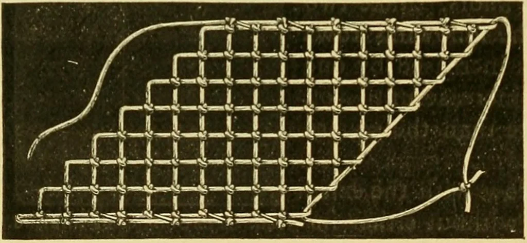 An illustration from Encyclopedia of needlework, 1890, leaf 411