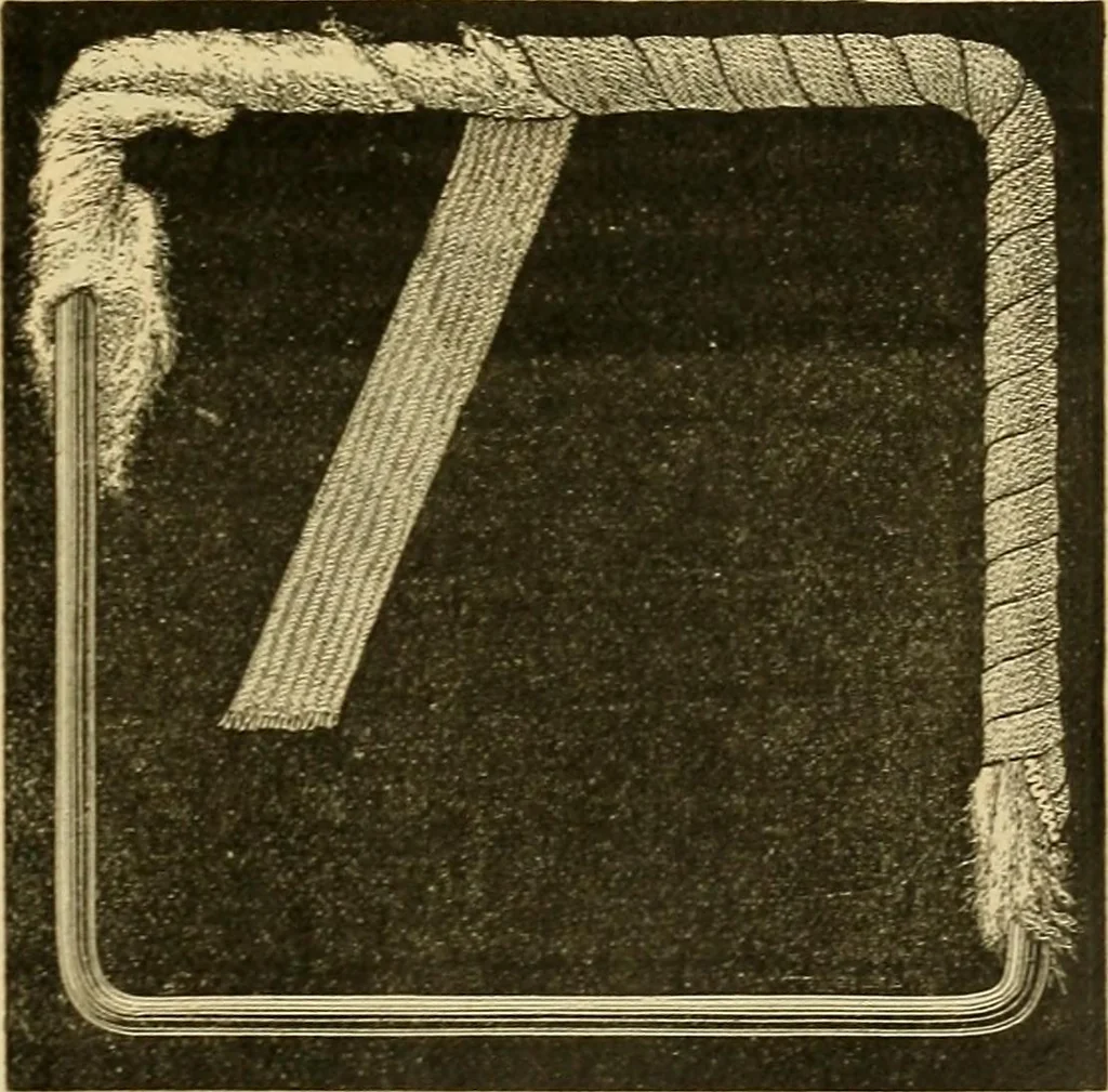 An illustration from Encyclopedia of needlework, 1890, leaf 416