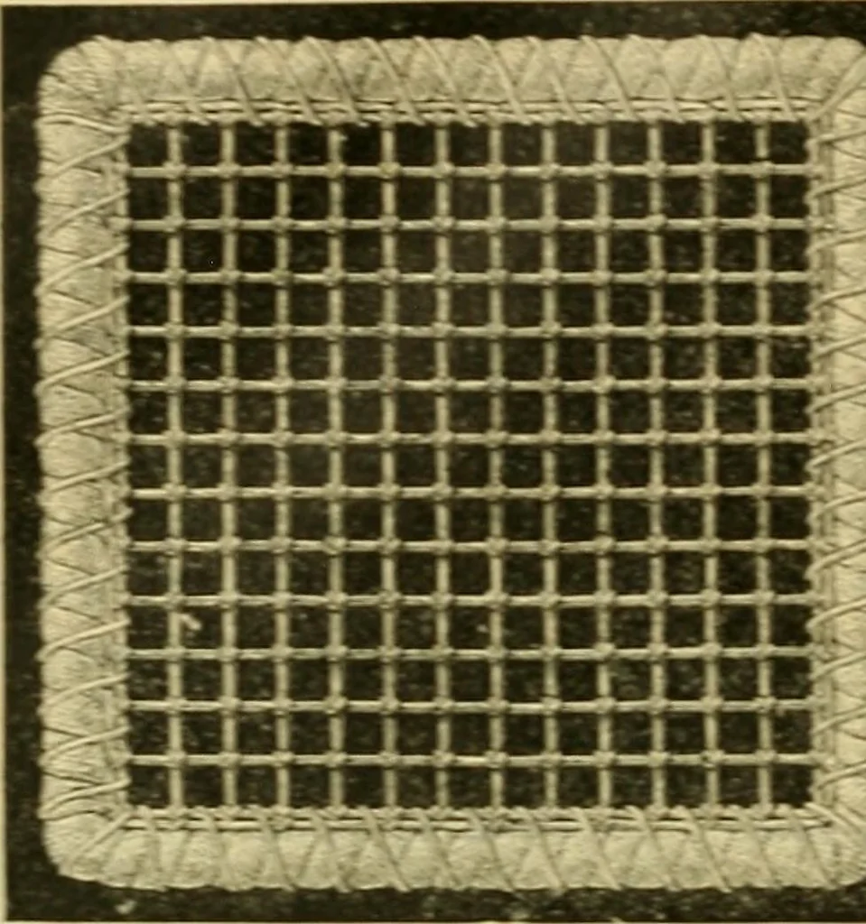 An illustration from Encyclopedia of needlework, 1890, leaf 417