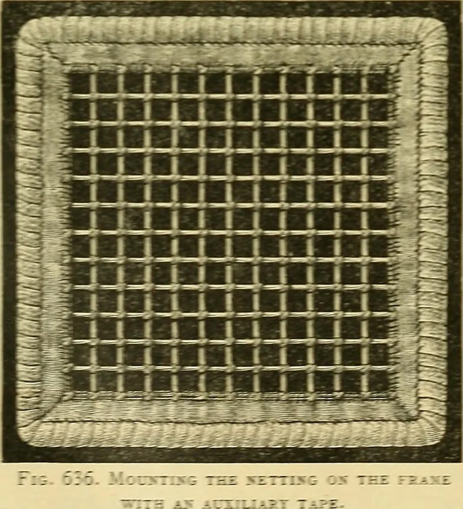An illustration from Encyclopedia of needlework, 1890, leaf 417