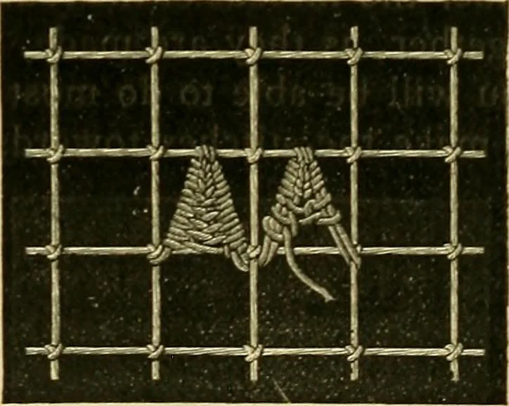 An illustration from Encyclopedia of needlework, 1890, leaf 423