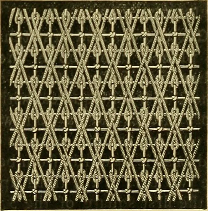 An illustration from Encyclopedia of needlework, 1890, leaf 431