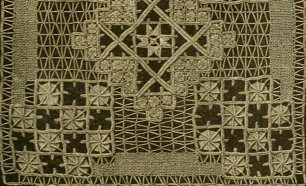 An illustration from Encyclopedia of needlework, 1890, leaf 442