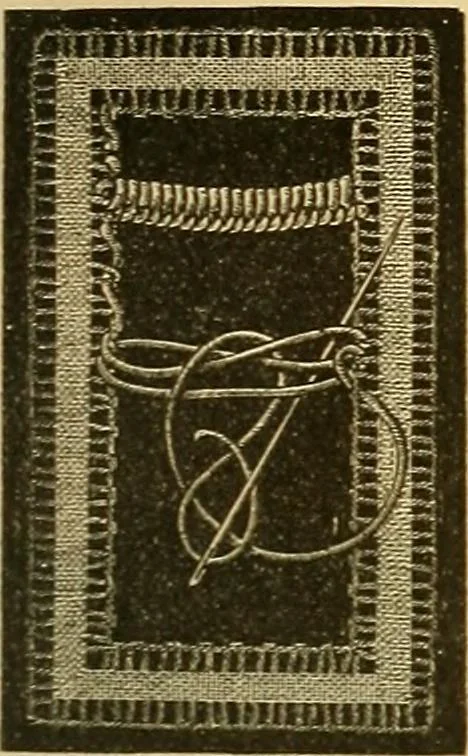 An illustration from Encyclopedia of needlework, 1890, leaf 450