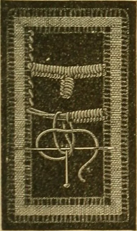 An illustration from Encyclopedia of needlework, 1890, leaf 450