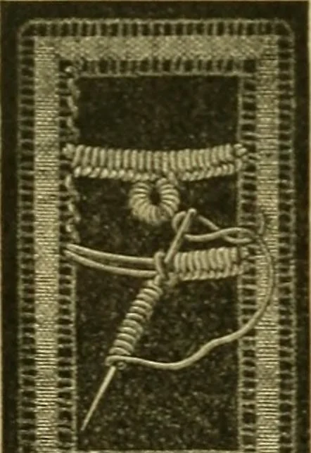 An illustration from Encyclopedia of needlework, 1890, leaf 451
