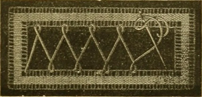 An illustration from Encyclopedia of needlework, 1890, leaf 452