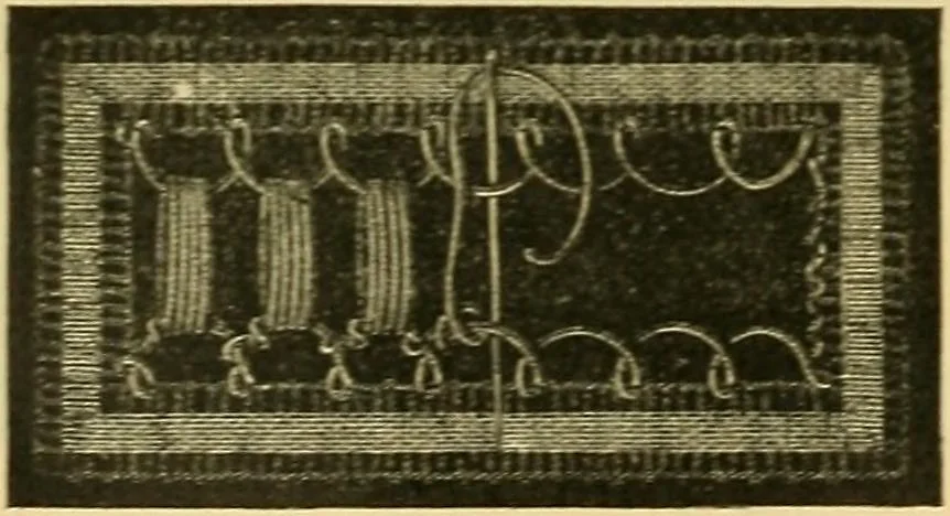 An illustration from Encyclopedia of needlework, 1890, leaf 453