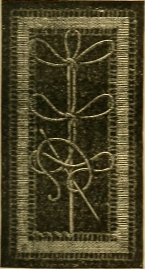 An illustration from Encyclopedia of needlework, 1890, leaf 454