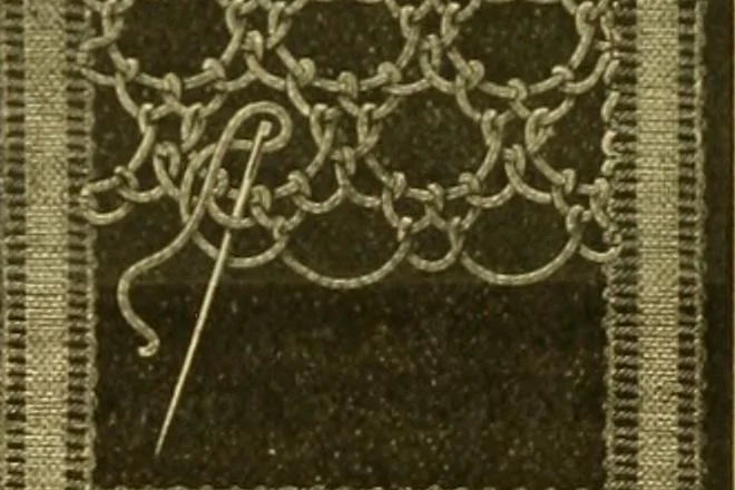 An illustration from Encyclopedia of needlework, 1890, leaf 459