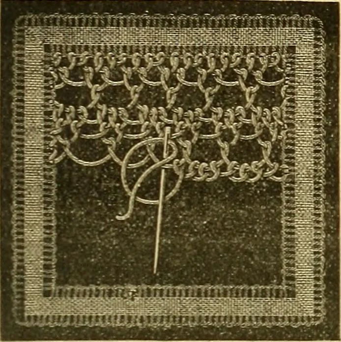 An illustration from Encyclopedia of needlework, 1890, leaf 460
