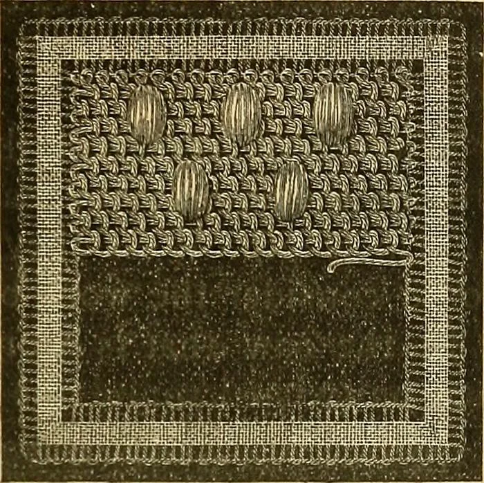An illustration from Encyclopedia of needlework, 1890, leaf 464