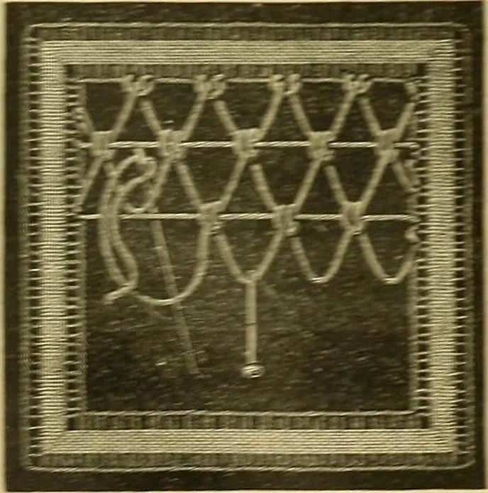 An illustration from Encyclopedia of needlework, 1890, leaf 467