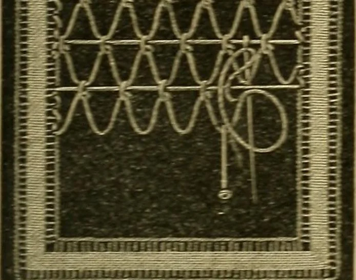 An illustration from Encyclopedia of needlework, 1890, leaf 468
