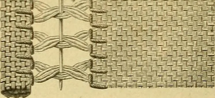 An illustration from Encyclopedia of needlework, 1890, leaf 47