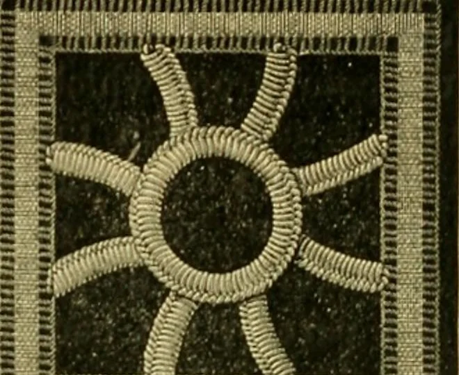 An illustration from Encyclopedia of needlework, 1890, leaf 473