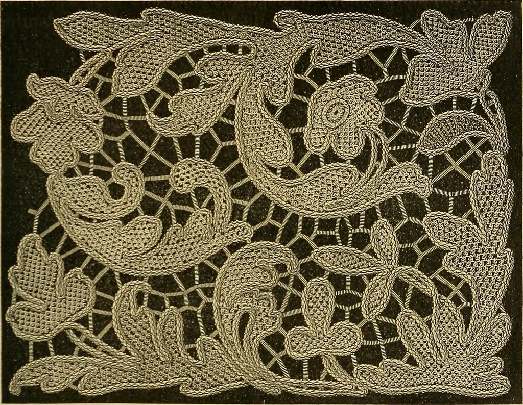 An illustration from Encyclopedia of needlework, 1890, leaf 478