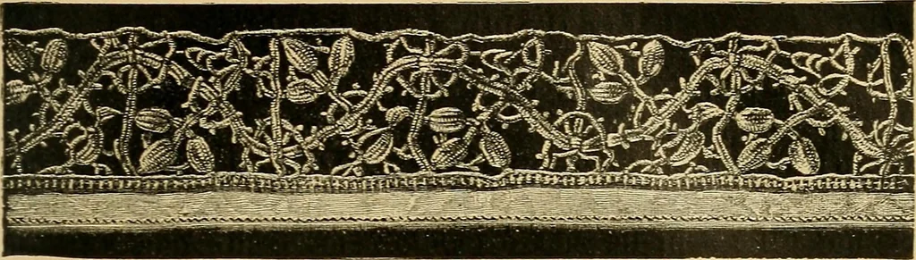 An illustration from Encyclopedia of needlework, 1890, leaf 480