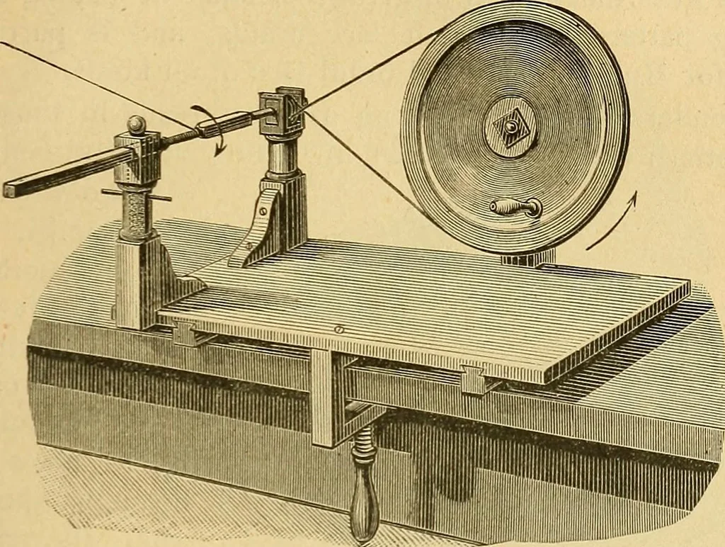 An illustration from Encyclopedia of needlework, 1890, leaf 484