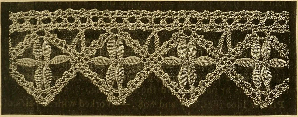 An illustration from Encyclopedia of needlework, 1890, leaf 504