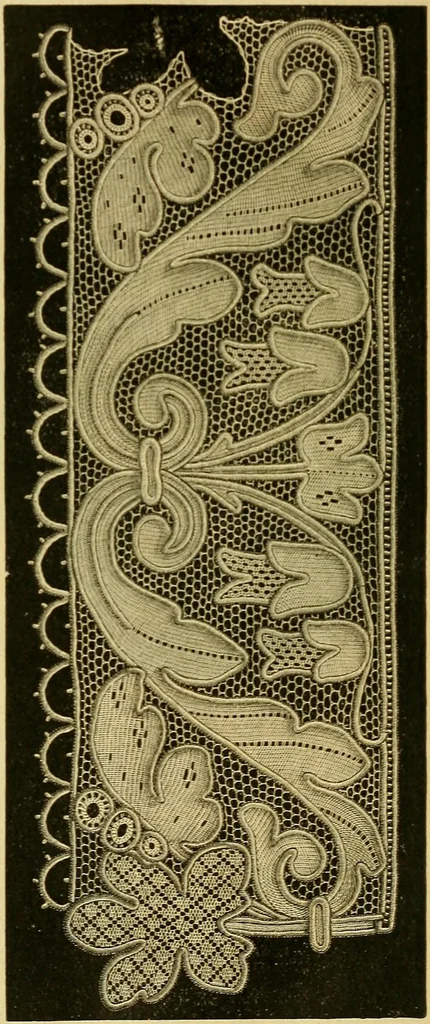 An illustration from Encyclopedia of needlework, 1890, leaf 521