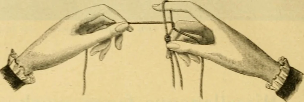 An illustration from Encyclopedia of needlework, 1890, leaf 525