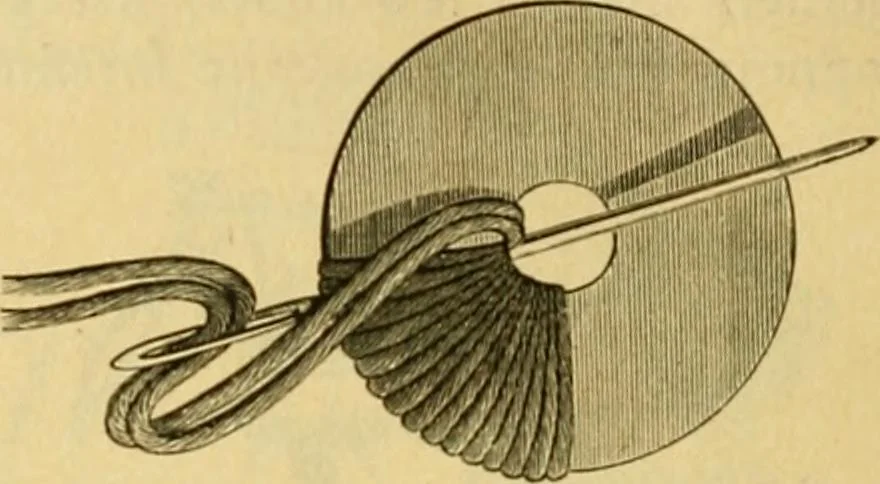 An illustration from Encyclopedia of needlework, 1890, leaf 527