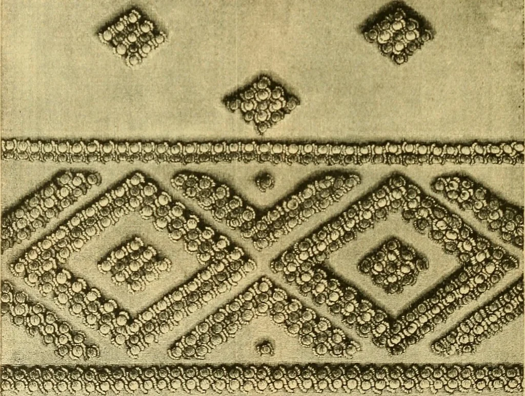 An illustration from Encyclopedia of needlework, 1890, leaf 533