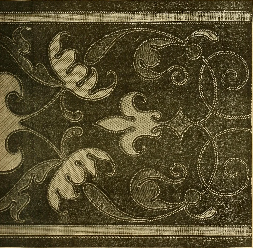 An illustration from Encyclopedia of needlework, 1890, leaf 540