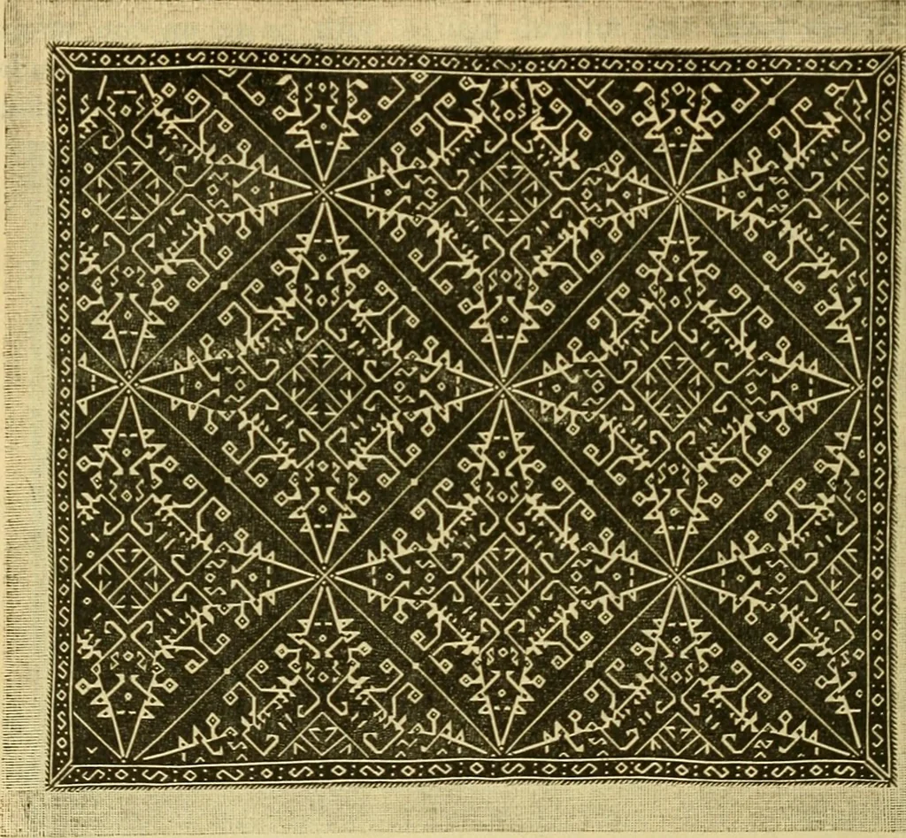 An illustration from Encyclopedia of needlework, 1890, leaf 541